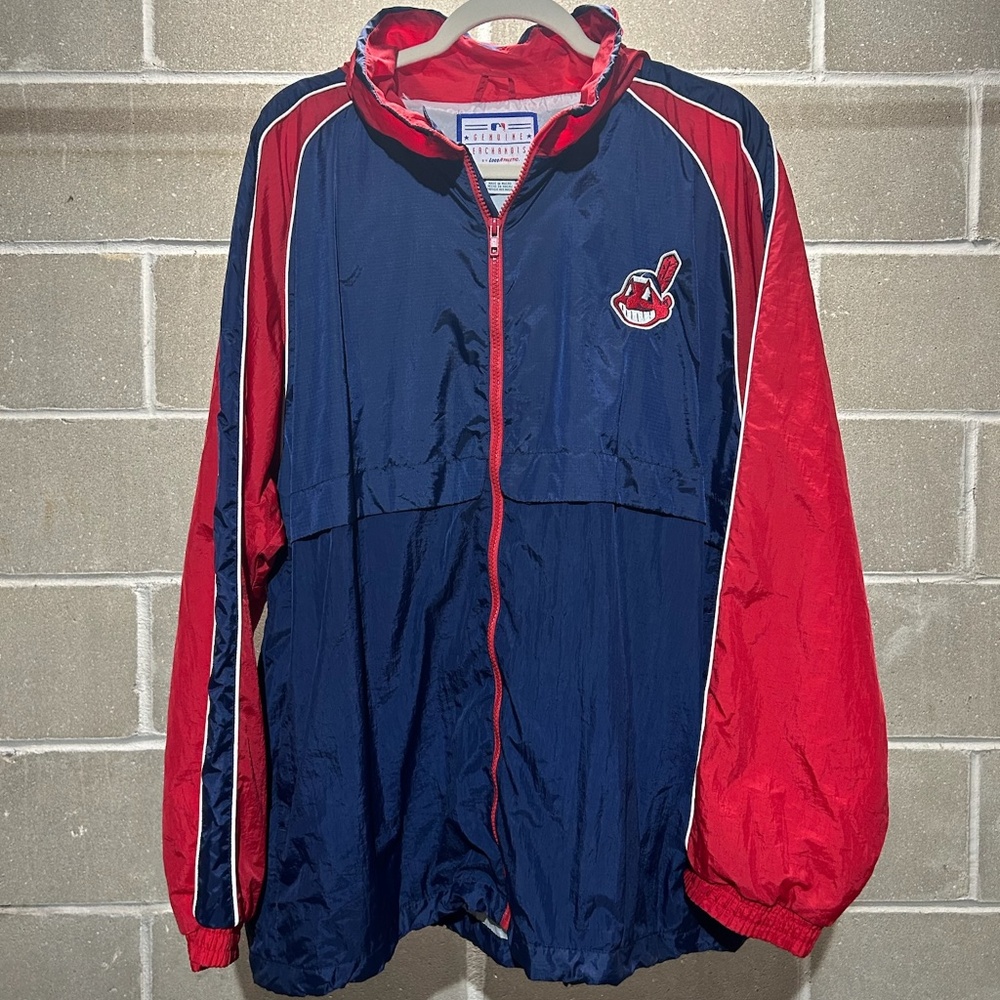 SOLD: Y2K Cleveland Indians Windbreaker Jacket